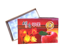 烟台苹果礼盒 新鲜水果专用包装箱 红色单层礼品盒 12/14/15个装