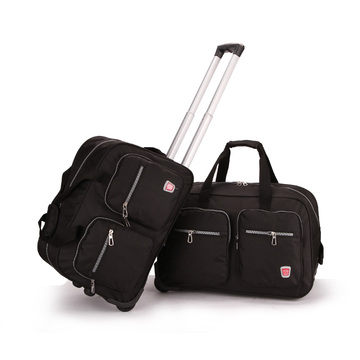 热销短途行李包男女商务出差手提行李包 可折叠拉杆箱包特价新款