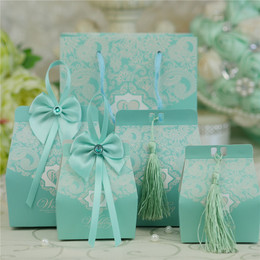 新品浪漫韩式婚礼喜糖盒子可爱创意结婚糖果盒纸盒婚庆用品拎袋