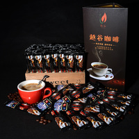 越谷云南小粒咖啡特浓口味900克60条装特产三合一速溶咖啡