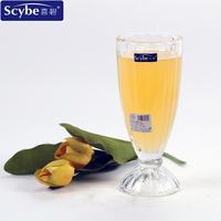 Scybe喜碧透明玻璃杯水杯柠檬杯奶昔杯玻璃酒杯啤酒杯洋酒杯