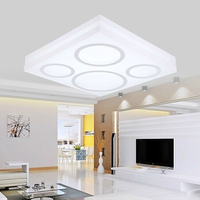 现代简约遥控LED吸顶灯客厅灯长方形调光调色卧室灯创意餐厅灯具