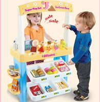 切切乐过家家儿童超大厨房玩具幼儿园厨 售货售卖台仿真超市玩具