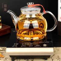 茶艺师 耐高温玻璃茶壶电磁炉专用烧水煮茶大容量烧水茶壶  包邮
