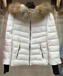 女款2015新款棉服 冬装雅洛菲8611加厚连帽羽绒棉短款韩版外套