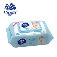 维达湿巾含天然木糖醇天然呵护/手口可用婴幼儿用湿巾 80片装 1包