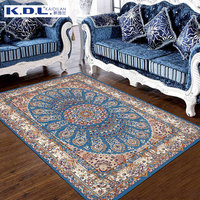 卧室床边地毯客厅茶几地毯纯丝伊朗进毯土耳其地毯加密高档地毯