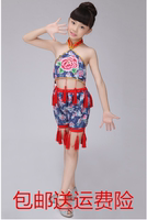 新款采蘑菇的小姑娘儿童表演服装特价包邮六一舞台演出舞蹈服装