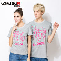 coolmax潮流指标2015夏季新品 公仔休闲短袖T恤男女情侣521196-05