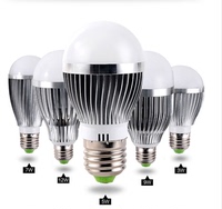 LED灯泡铝球泡3W5W7W9W12W光源节能灯E27大螺口大功率 Lamp球灯泡