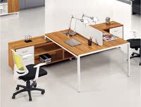 办公桌职员桌桌上屏风员工职员桌双人位中班办公桌