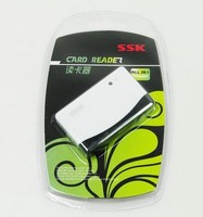 SSK飚王奔腾 USB2.0多合一 多功能读卡器SCRM010 直读TF/CF/SD/MS