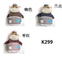 韩版幼儿园宝宝卡通帆布包/欧迪ODIE儿童包/可爱小牛双肩K299促销