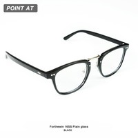香港FTW forthewin16新款鼻托板材框架余文乐个性潮酷眼镜平光镜