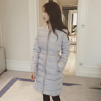实拍冬季新款 时尚韩版修身收腰超显瘦保暖棉服长袖中长款外套女