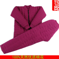 中式手工棉衣女成人加厚棉衣套装棉内胆大码棉袄棉裤居家棉服外套