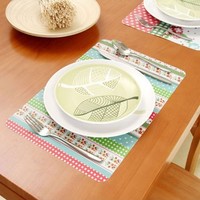 韩版时尚印花餐桌垫印花餐垫 PP防水杯垫桌垫 隔垫垫 C052