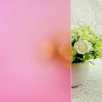 粉色磨砂膜自粘玻璃贴加厚不透明透光浴室隔断玻璃装饰贴纸窗户膜
