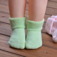 毛圈宝宝袜子冬加厚 新生婴儿袜 防滑保暖儿童袜松口纯棉袜0-4岁