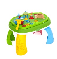 花园宝宝亲子桌正品婴幼儿童玩具早教互动多功能益智学习桌18650