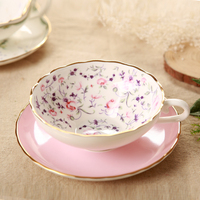 东源家居wedgwood骨瓷下午茶杯泡茶杯创意欧式陶瓷大咖啡杯碟套装