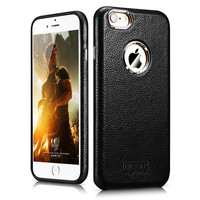 iphone6手机壳 真皮 苹果6 Plus手机套 全包边 简约 皮壳 保护壳