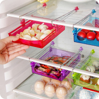 冰箱 隔板层 多用收纳架 玻璃桌面抽动式置物盒 小杂物存放盒
