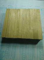 金丝楠木同料木条，2根做一串，多种直径  DIY