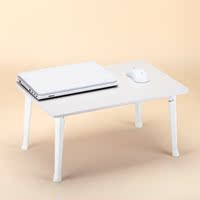 简约木板可折叠床上笔记本电脑桌便携式懒人电脑桌小书桌写字台潮