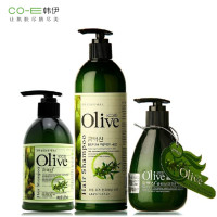 韩伊Olive橄榄营养柔顺3件套装 洗发护发定型品牌护肤品正品