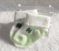 婴儿袜子 纯棉 春夏季男女宝宝0-1岁3-6个月新生儿松口袜子薄款网