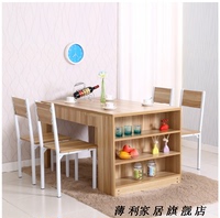 简约简易饭桌创意小户型木餐桌白色餐厅桌板式餐桌组合特价可定制