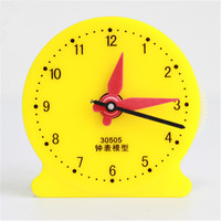 小学数学教具钟表模型 三针联动 幼儿园儿童教学 30505钟面 8cm