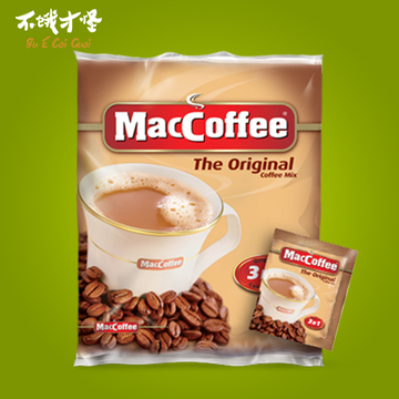 进口俄罗斯MacCoffee美卡菲咖啡三合一速溶咖啡50小包独立包装
