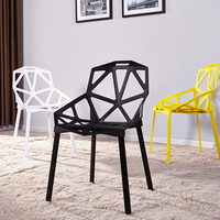 铁艺椅塑料餐椅洽谈椅咖啡馆椅休闲简约靠背时尚个性创意特价包邮
