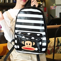 男女双肩包帆布简约休闲旅行包日韩中学生书包青年运动背包电脑包