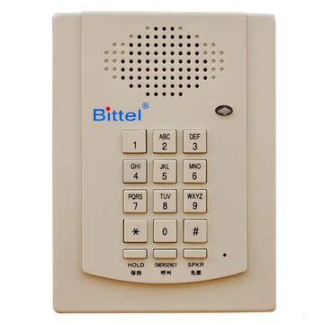 比特 41T-4电梯壁挂式电话机 忙音自动挂机 酒店浴室 免提无手柄