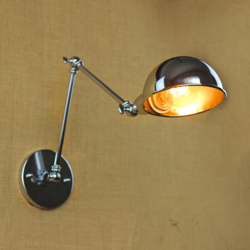 可调节金色壁灯 卧室挂墙壁灯LED酒店咖啡厅灯 B035L双11 灯具