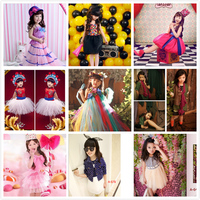 2015新款儿童摄影服装韩版影楼拍照服饰4-10岁女宝宝照相写真童装