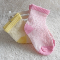 春夏婴儿新生儿男女宝宝纯透气棉袜子儿童0-1-3岁6个月初轻薄透气