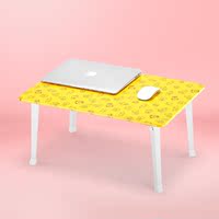 简约可折叠笔记本电脑桌女生卡通懒人电脑桌可移动便携床上小书桌