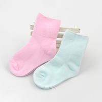 春秋夏季 宝宝袜子纯棉0-6-12个月 新生儿婴儿全棉松口袜子男女宝