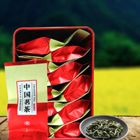 买二送一2015新茶清香型铁盒装绿茶碧螺春袋泡茶非铁观音包邮