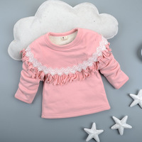 2015童装冬款婴儿女童加厚加绒打底衫女宝宝长袖T恤衫纯棉打底衣
