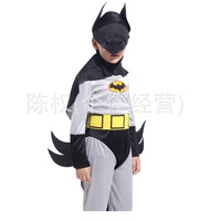 万圣节cosplay服装 B-0006儿童舞台表演服 cos蝙蝠侠衣服