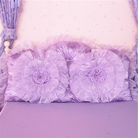 韩版全棉床头软包粉色靠垫大靠背公主双人长靠枕可拆洗靠枕床头靠
