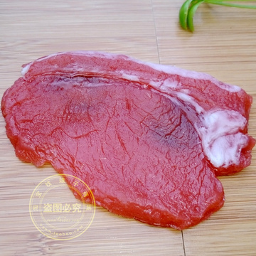 仿真生猪肉模型 假肉块猪肉片模型 仿真肉装饰摆设道具硅胶树脂肉