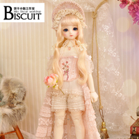 biscuit饼干小姐 BJD 1/4 MSD 豌豆公主 洋装 娃衣 刺绣胸衣套装