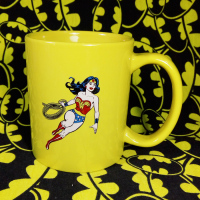DC漫画正义联盟神奇女侠wonder women女超人黄色咖啡杯马克杯水杯