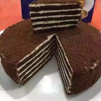 包邮 俄罗斯提拉米苏蛋糕 进口巧克力蜂蜜奶油夹心蛋糕 零食代购